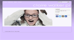 Desktop Screenshot of clairewalkerpr.com